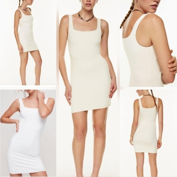 🇨🇦 Aritzia Babaton Sleeveless Square Neck Contour Mini Dress - Picture 12 of 16
